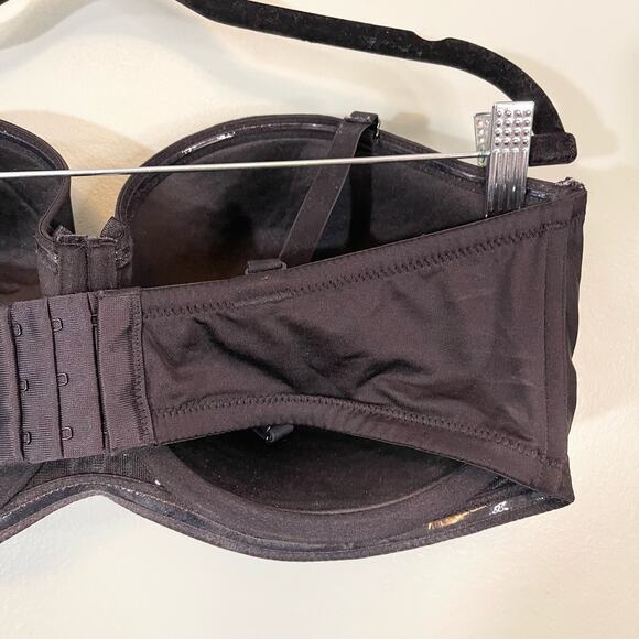 PARAFAIT Women's Black Convertible Underwear Push-Up Strapless Bra Size 42DDD - Picture 6 of 9